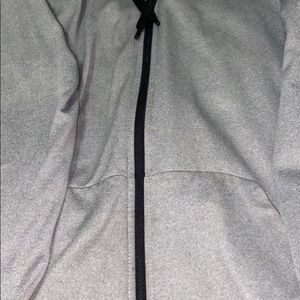 Grey Large Nike Dri-Fit Hoodie